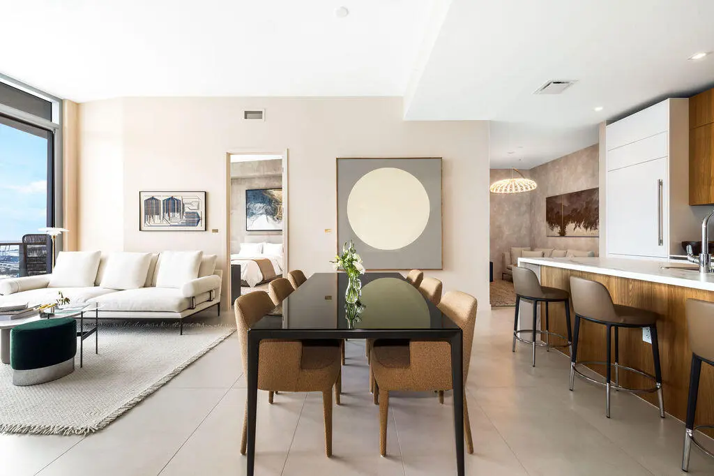 Dining Area at 1400 BISCAYNE Boulevard 5103, Miami