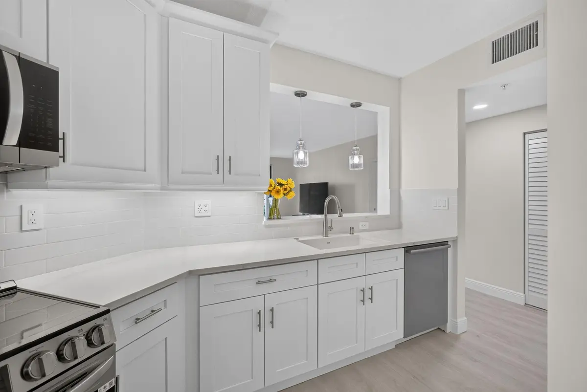 Kitchen at 300 UNO LAGO Drive 104, Juno Beach