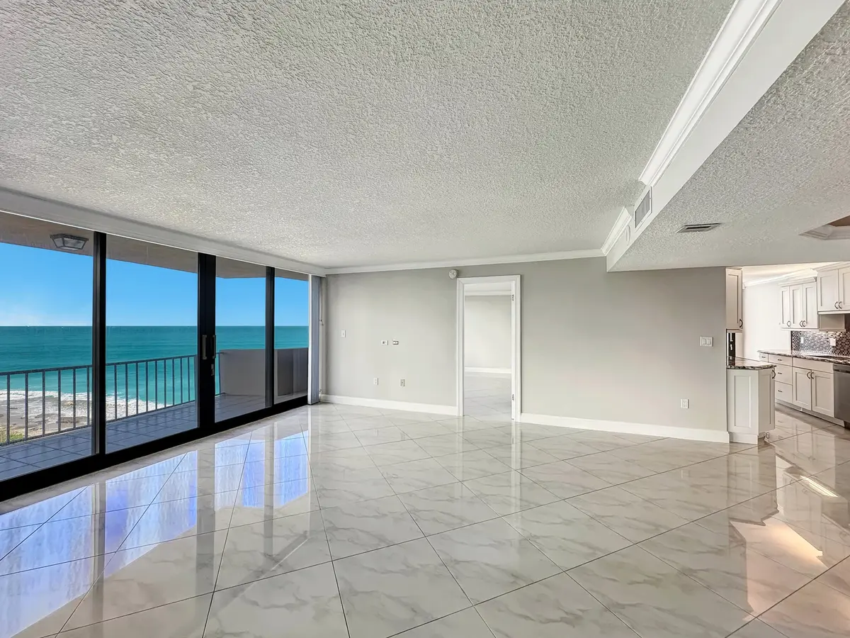 Living Room at 4200 N Ocean Drive 1-501, Singer Island