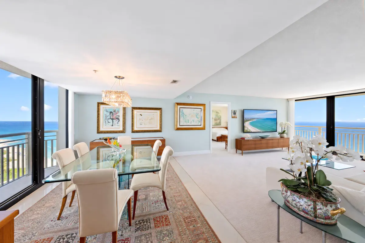 Main Living Area at 3000 N Ocean Drive 38C, Singer Island