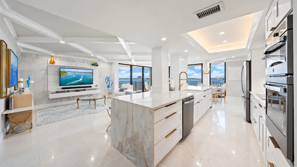 Open Living Space at 5460 N Ocean Drive 12-C, Singer Island