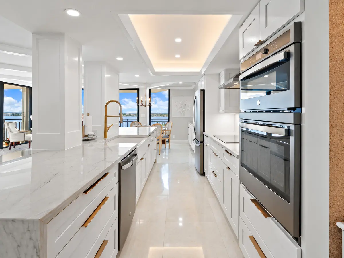 Kitchen at 5460 N Ocean Drive 12-C, Singer Island