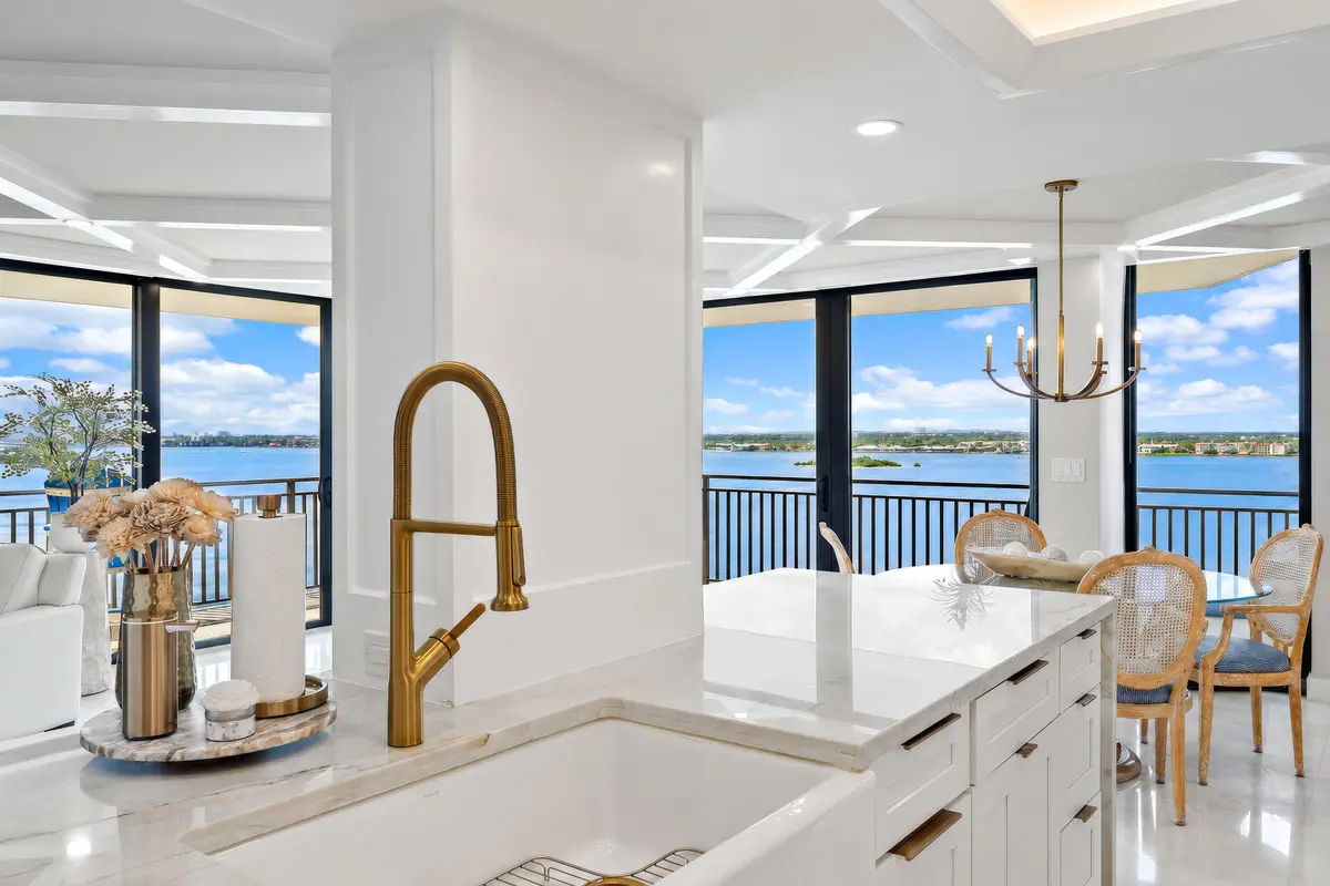 Kitchen at 5460 N Ocean Drive 12-C, Singer Island