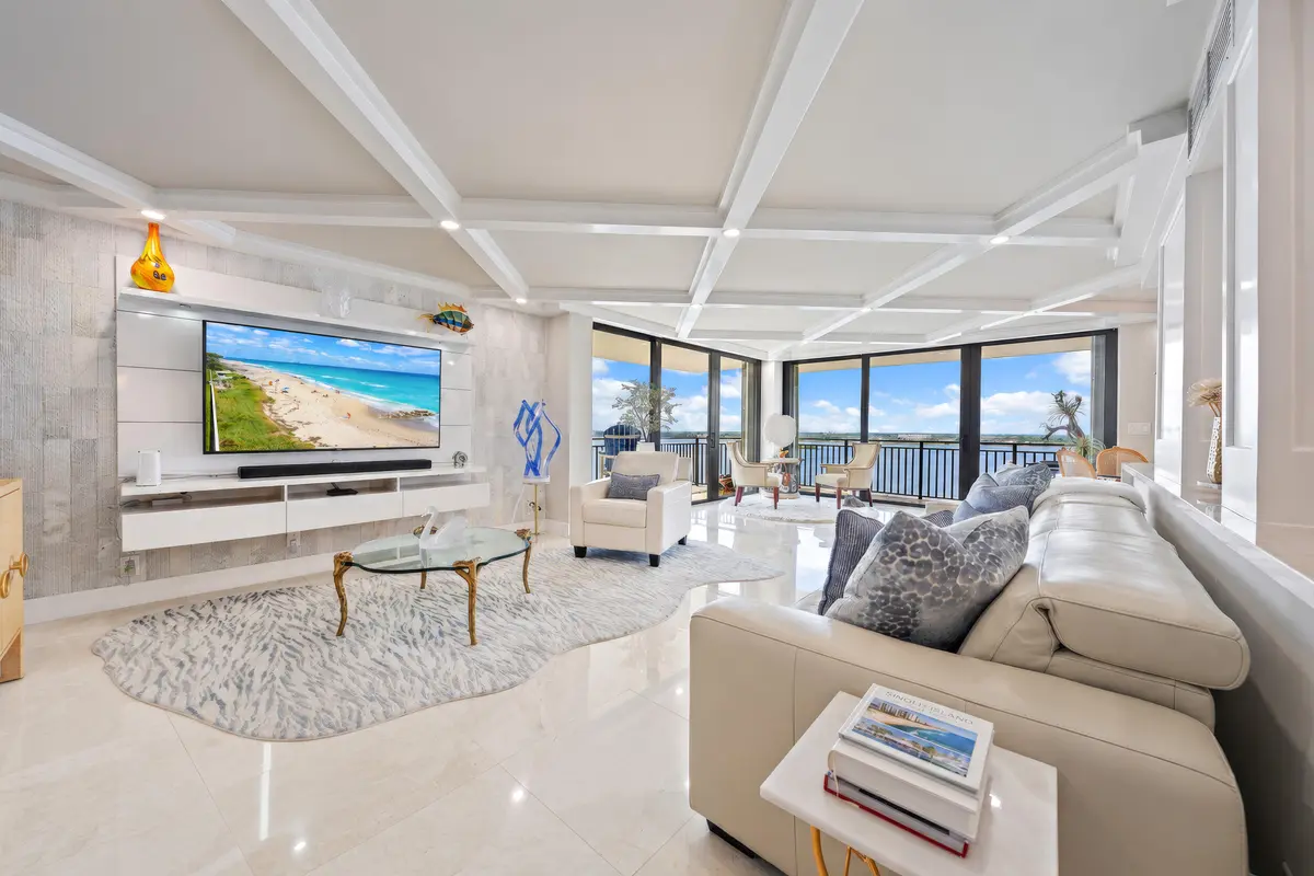 Open Living Space at 5460 N Ocean Drive 12-C, Singer Island