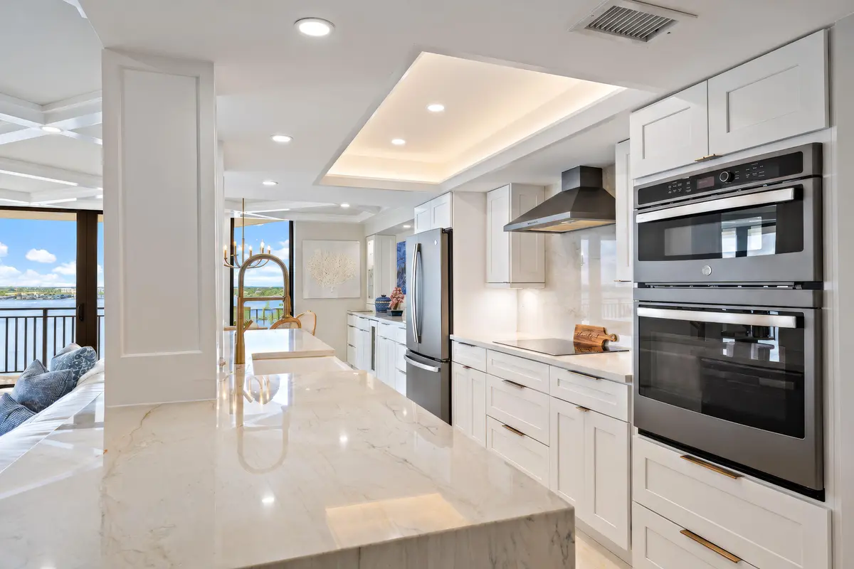 Kitchen at 5460 N Ocean Drive 12-C, Singer Island