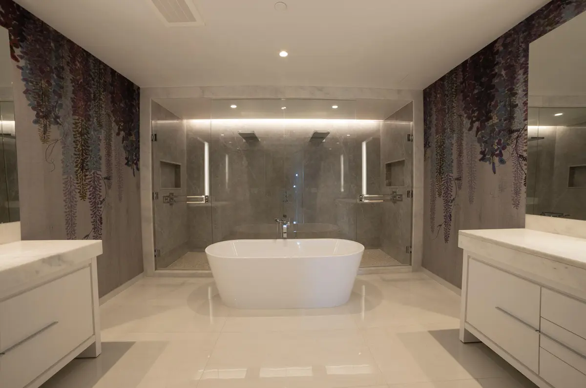 Master Bathroom at 200 SE Mizner Boulevard 503, Boca Raton