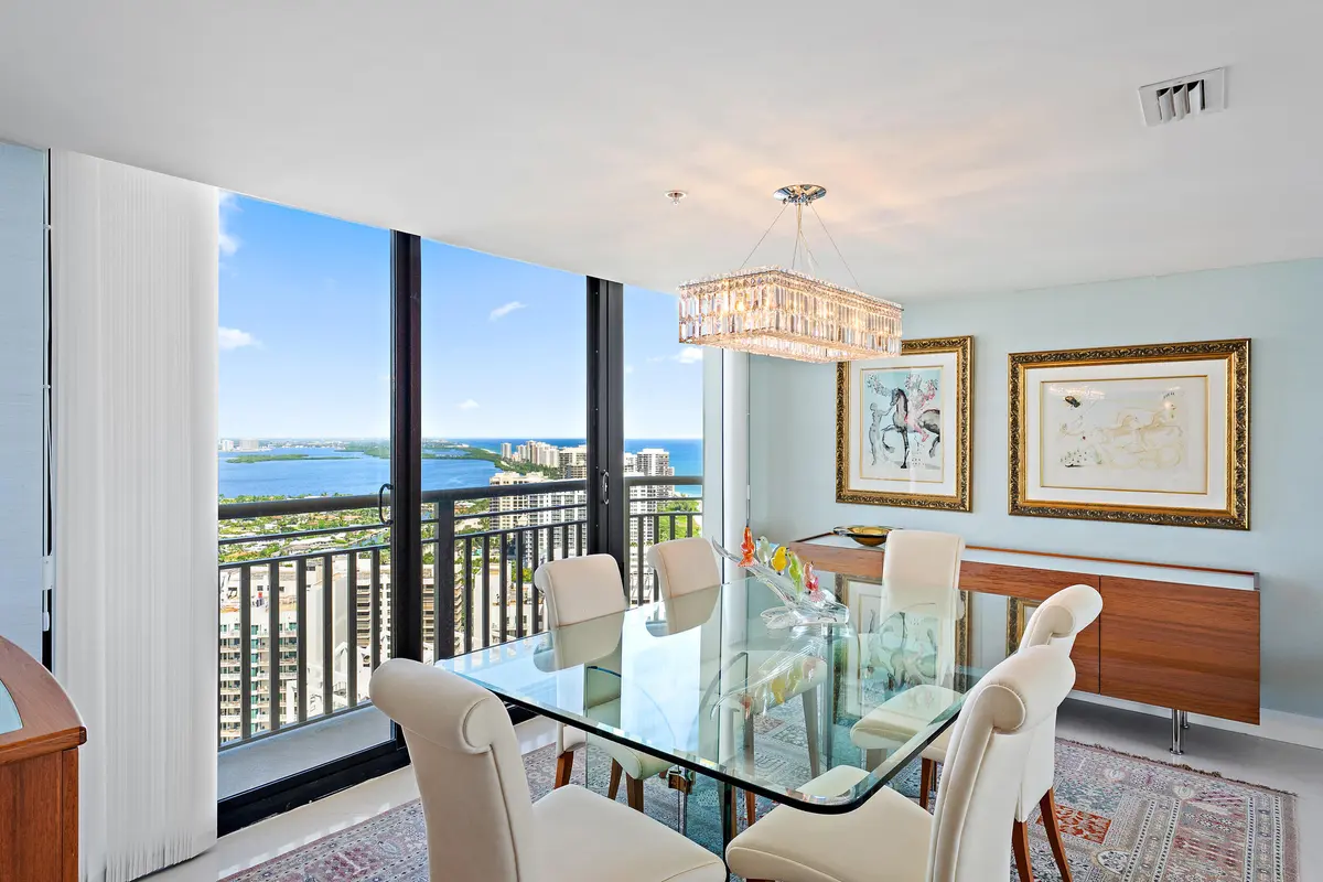 Dining Area at 3000 N Ocean Drive 38C, Singer Island