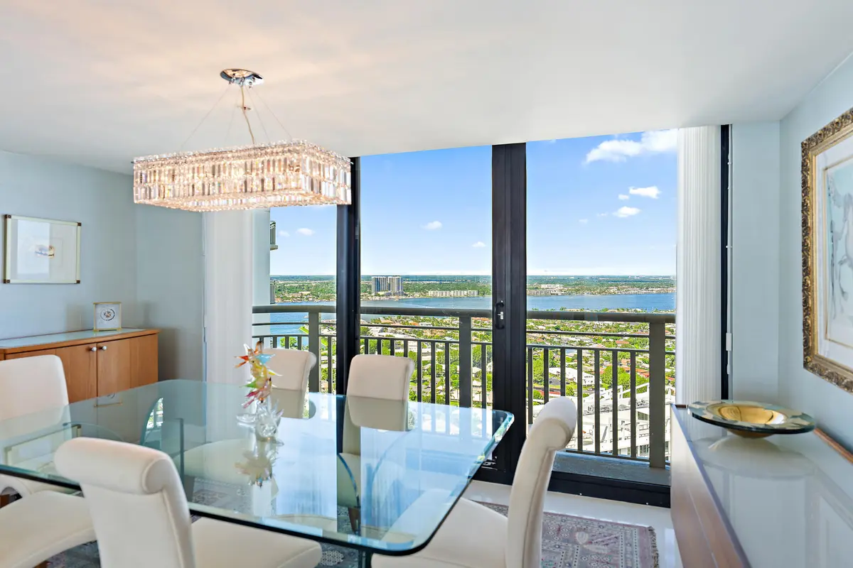 Dining Area at 3000 N Ocean Drive 38C, Singer Island