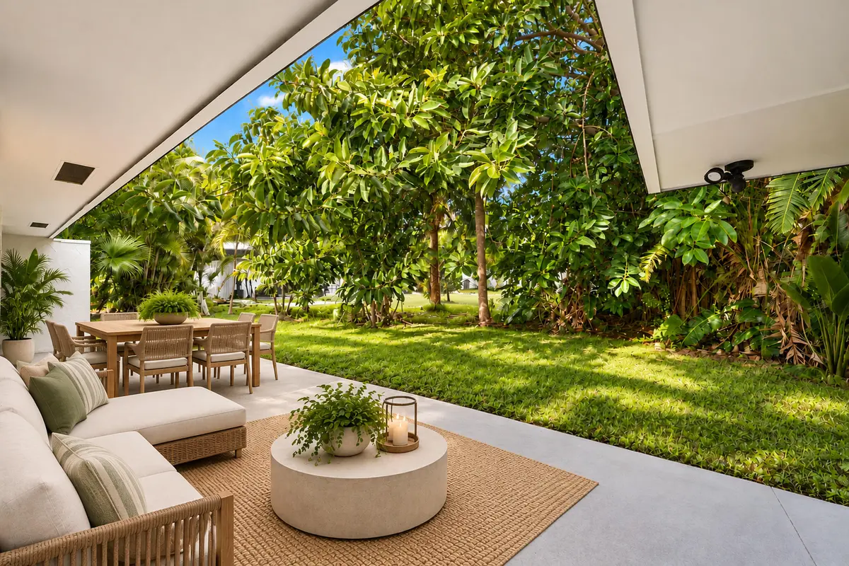 patio at 4603 KING PALM Drive, Tamarac