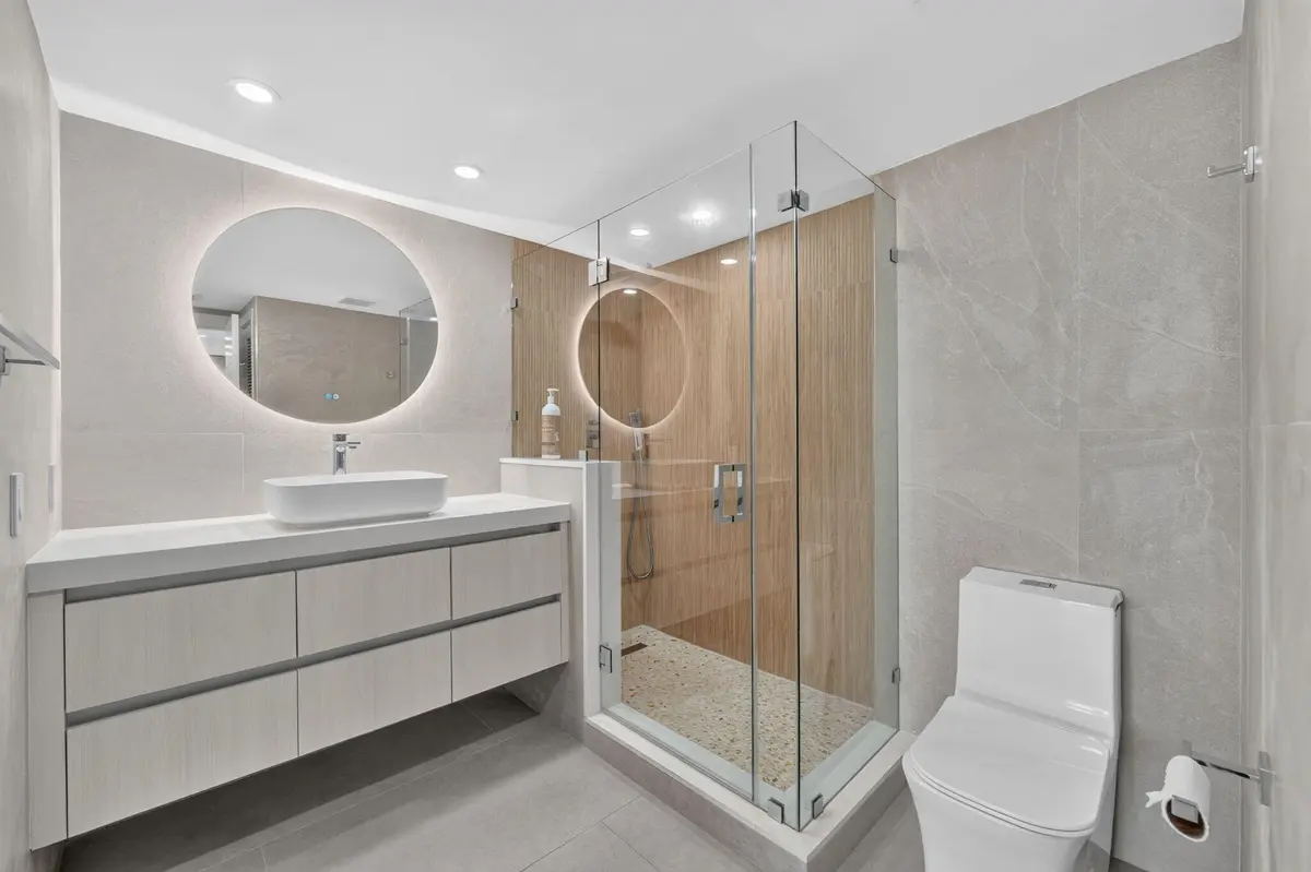 Primary Bathroom at 2100 S Ocean Drive 15E, Fort Lauderdale
