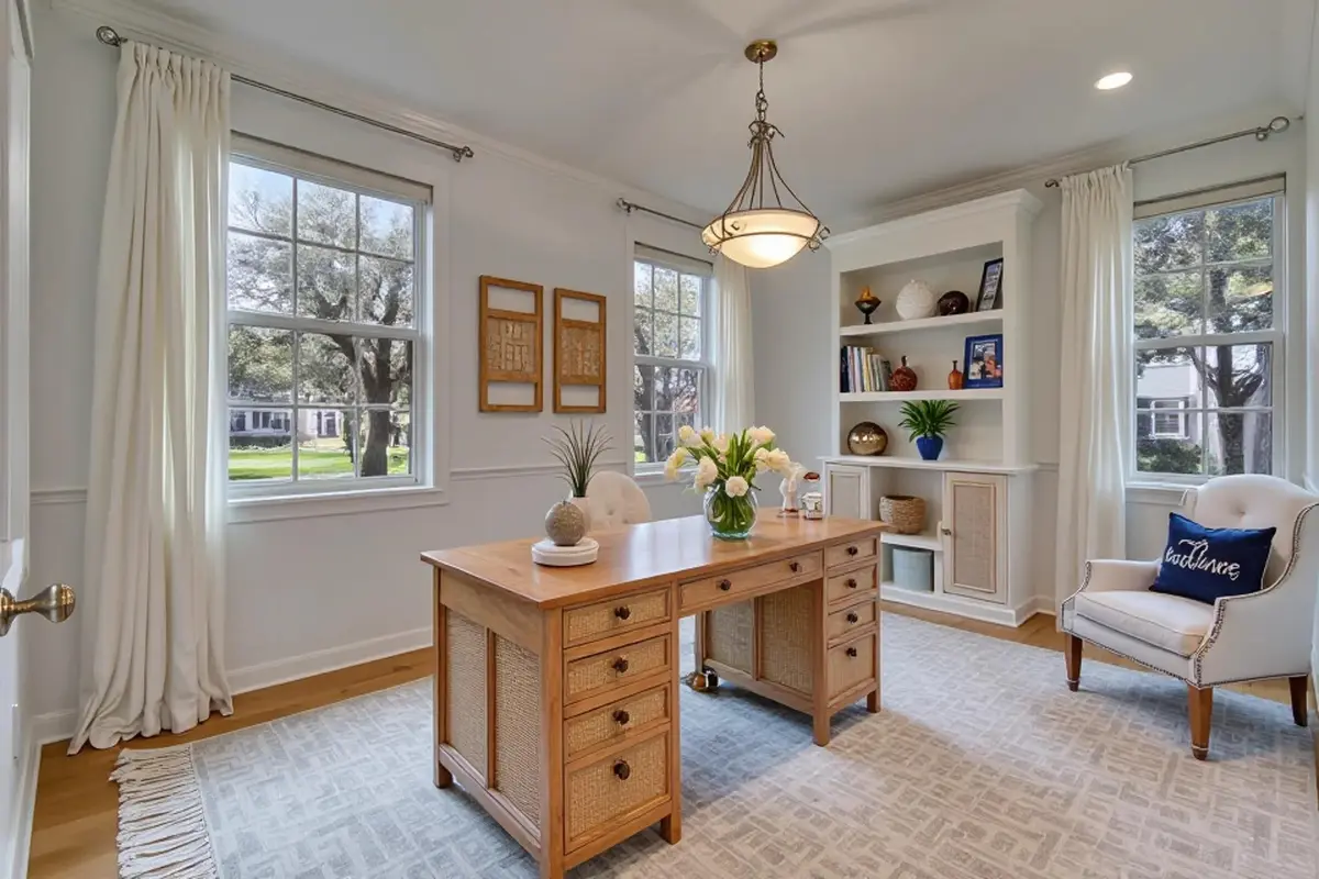 Office / Den Virtually Staged at 118 Cherry Laurel Drive, Jupiter