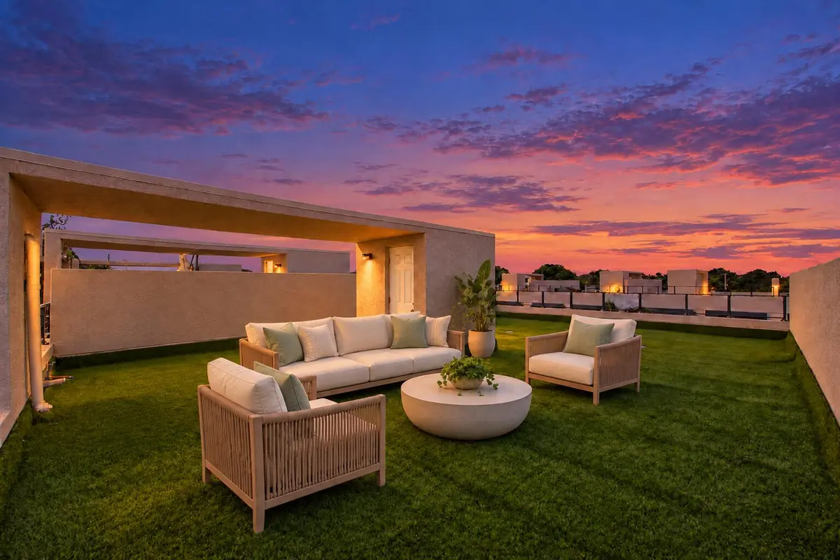 Rooftop terrace at 1066 NE 35TH Street, Oakland Park