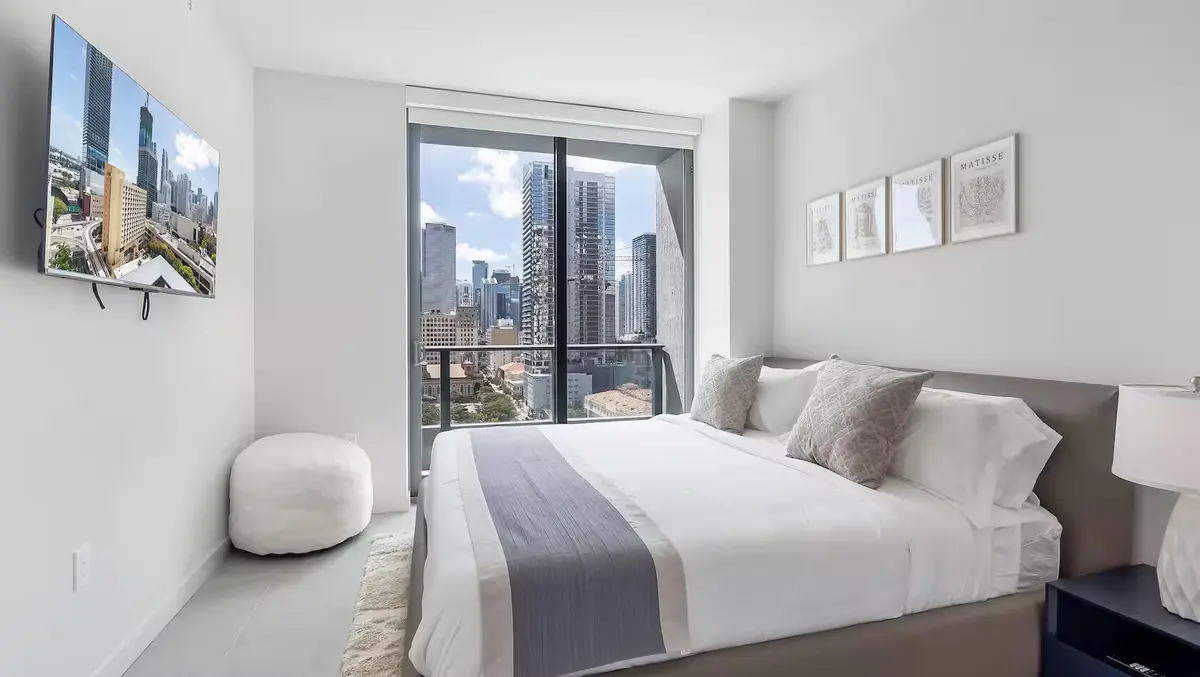 Bedroom at 121 NE 5TH Street 1501, Miami