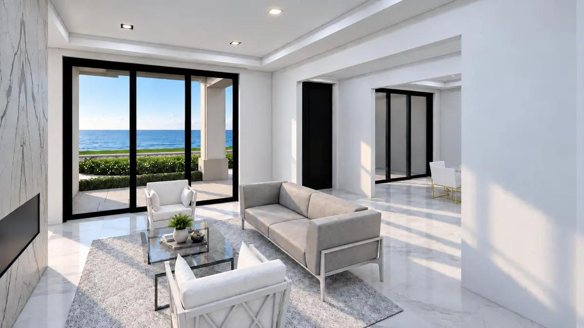 LIVING ROOM at 1091 PINE POINT Road, Singer Island