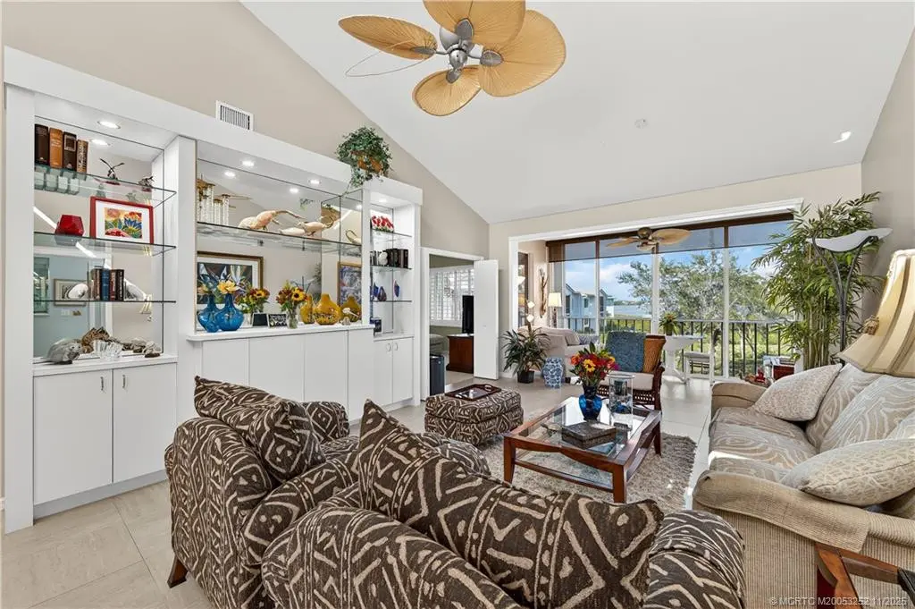 Living Room at 12392 Harbour Ridge Boulevard 5-4, Palm City