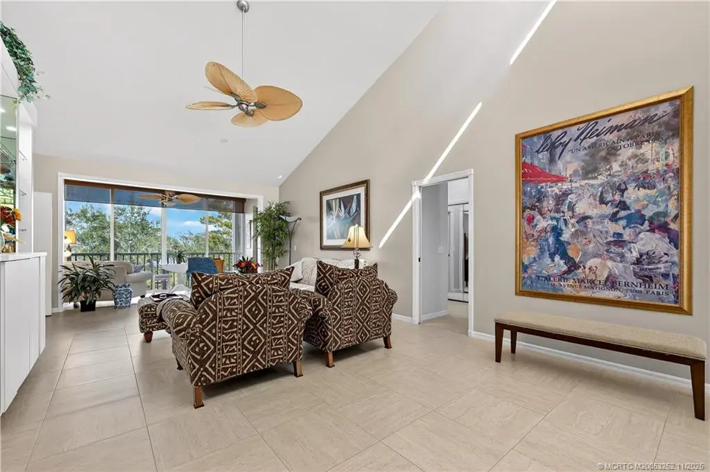 Living Room at 12392 Harbour Ridge Boulevard 5-4, Palm City