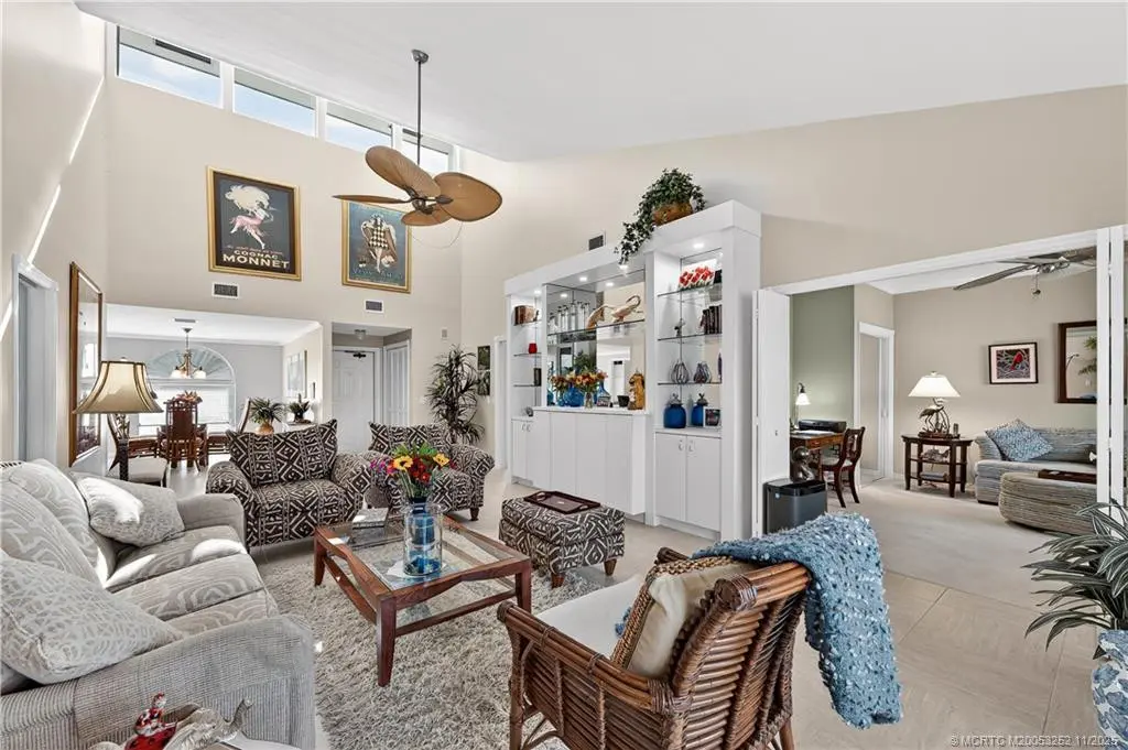 Living Room at 12392 Harbour Ridge Boulevard 5-4, Palm City