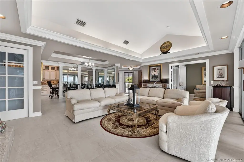 Living Room at 12500 Harbour Ridge Boulevard 4-8, Palm City
