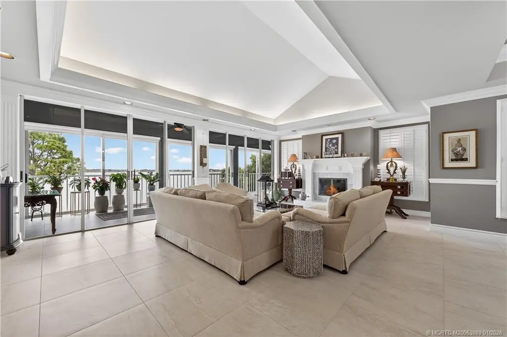Living Room at 12500 Harbour Ridge Boulevard 4-8, Palm City