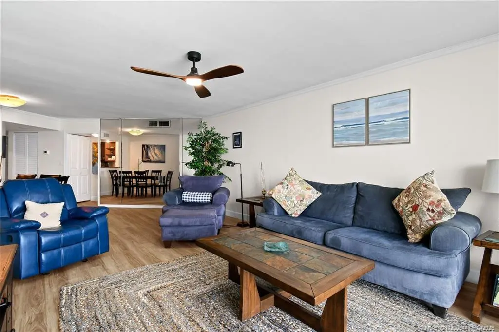 Living Room at 9500 S Ocean Drive PH3, Jensen Beach