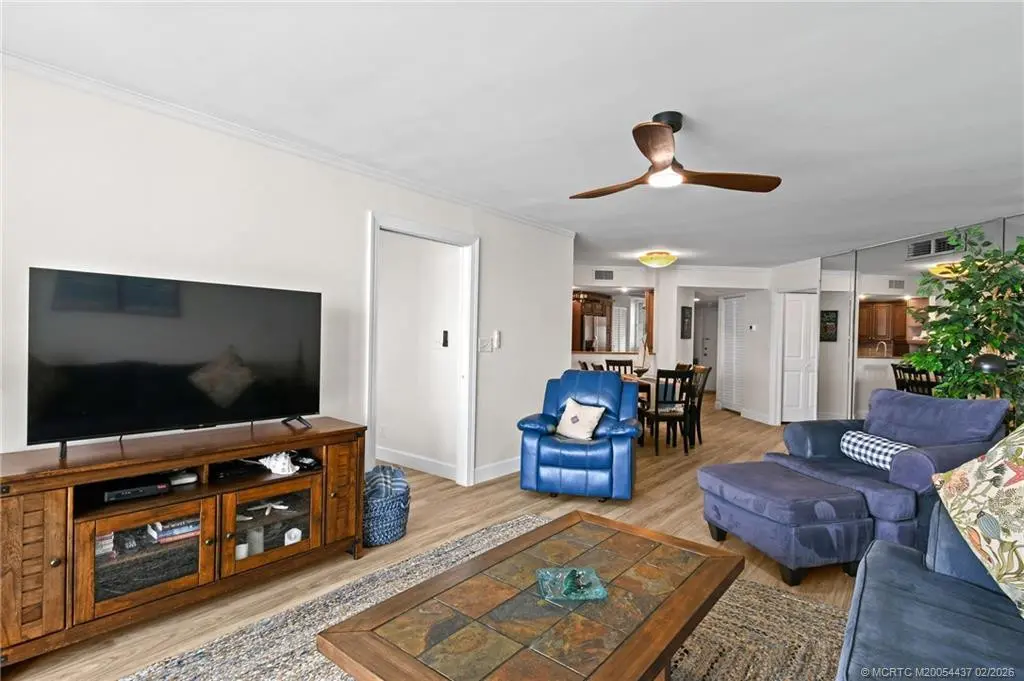 Living Room at 9500 S Ocean Drive PH3, Jensen Beach