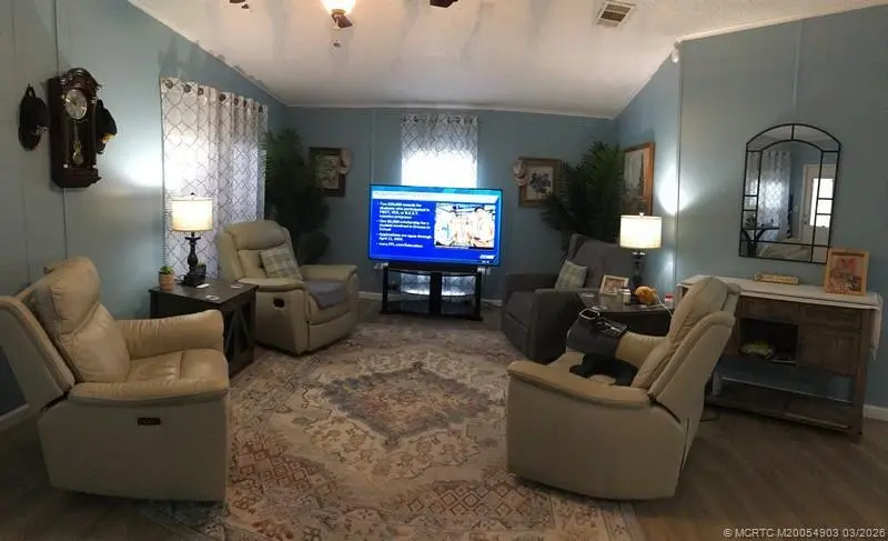 LIVING ROOM at 15988 SW Indianwood Circle F-39, Indiantown