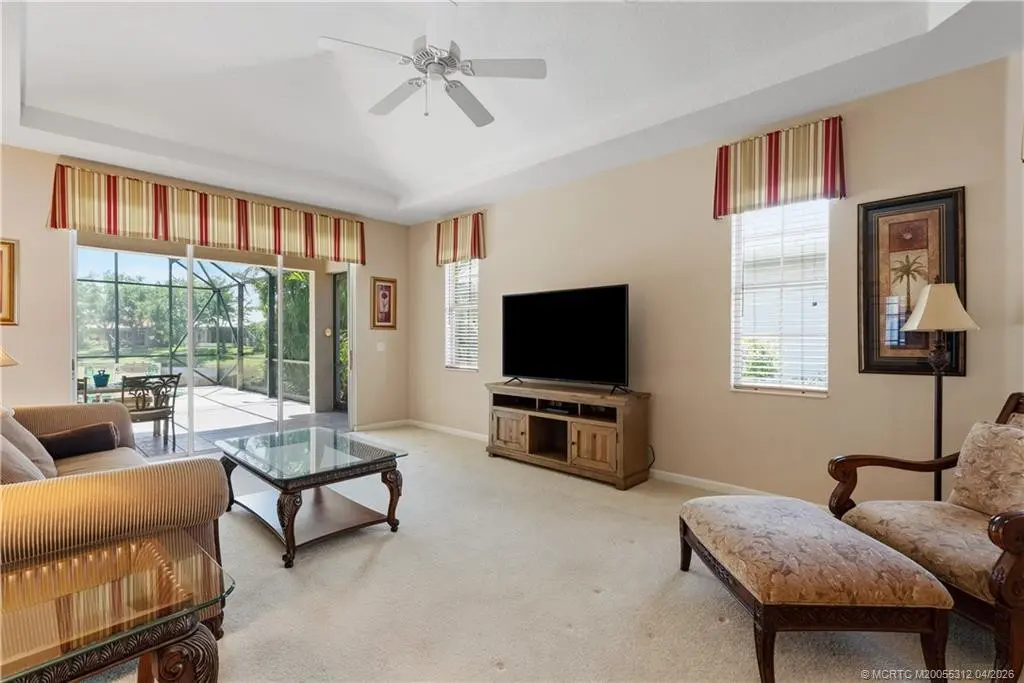 Great Room with Caroet at 830 NW Red Pine Way, Jensen Beach