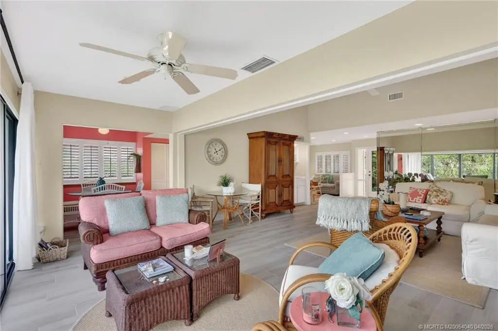 Living Room Patio at 5253 SE Club Way, Stuart