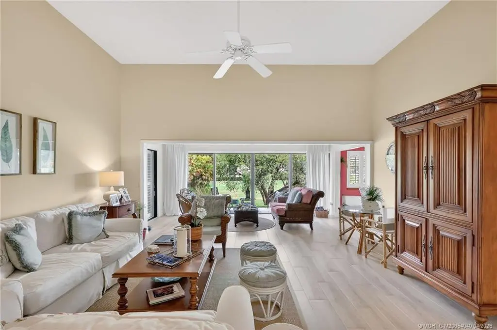 Living Room Patio at 5253 SE Club Way, Stuart