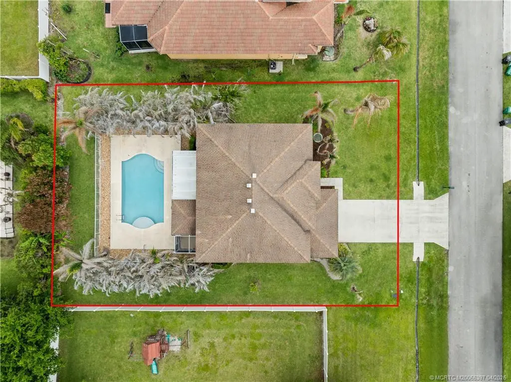Lot map at 5805 NW Breezy Brook Court, Port St. Lucie