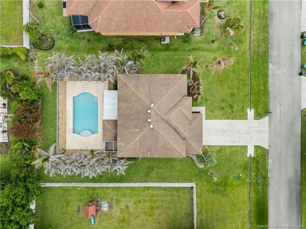 Lot map (no border) at 5805 NW Breezy Brook Court, Port St. Lucie