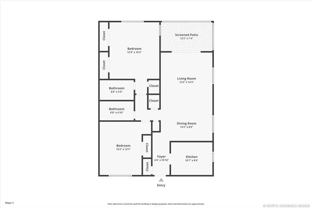Floor Plan at 2950 SE Ocean Boulevard 55-6, Stuart