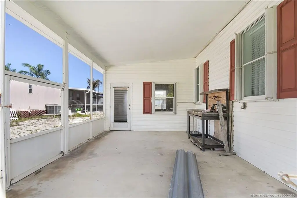 Screened patio at 7149 SE Ridgeway Terrace, Hobe Sound