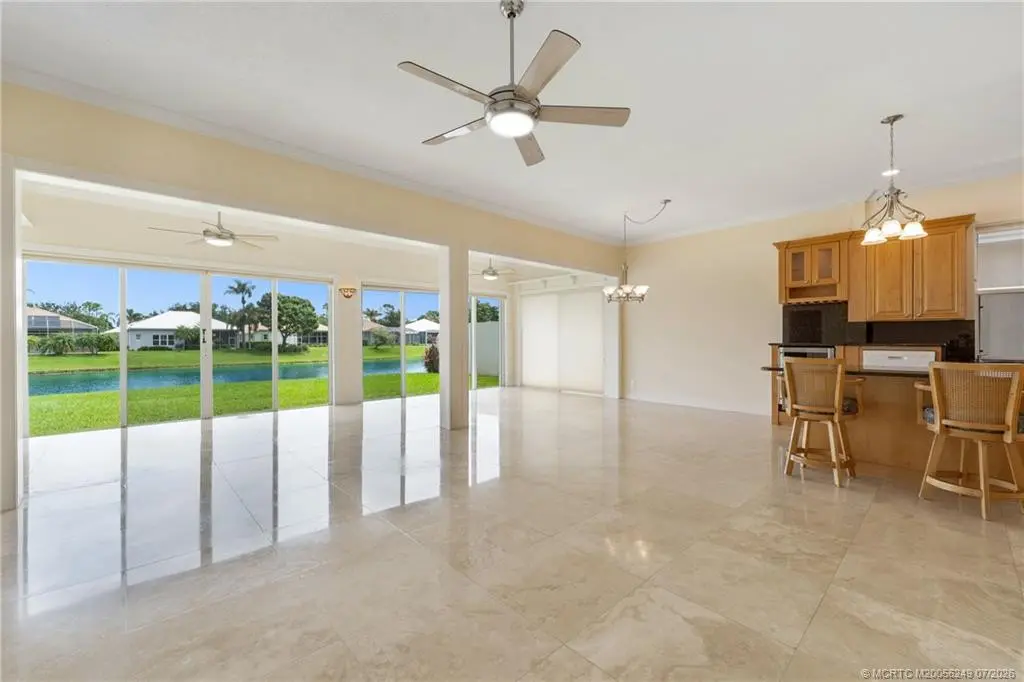 Marble flooring throughout at 2018 SW Mayflower Drive, Palm City