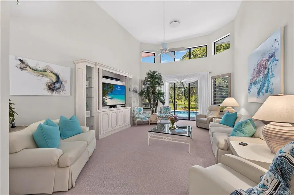 Living Room at 12901 NW Harbour Ridge Boulevard, Palm City