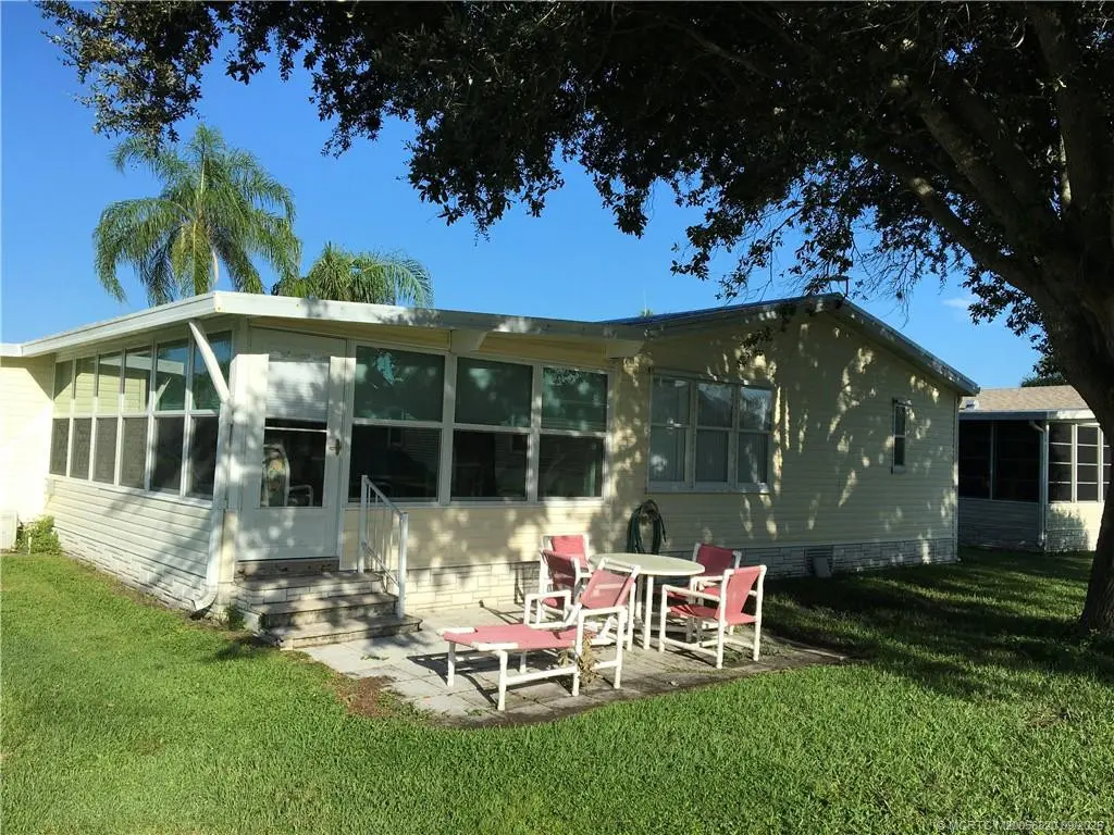 Back Patio Area at 16447 SW Two Wood Way P-15, Indiantown