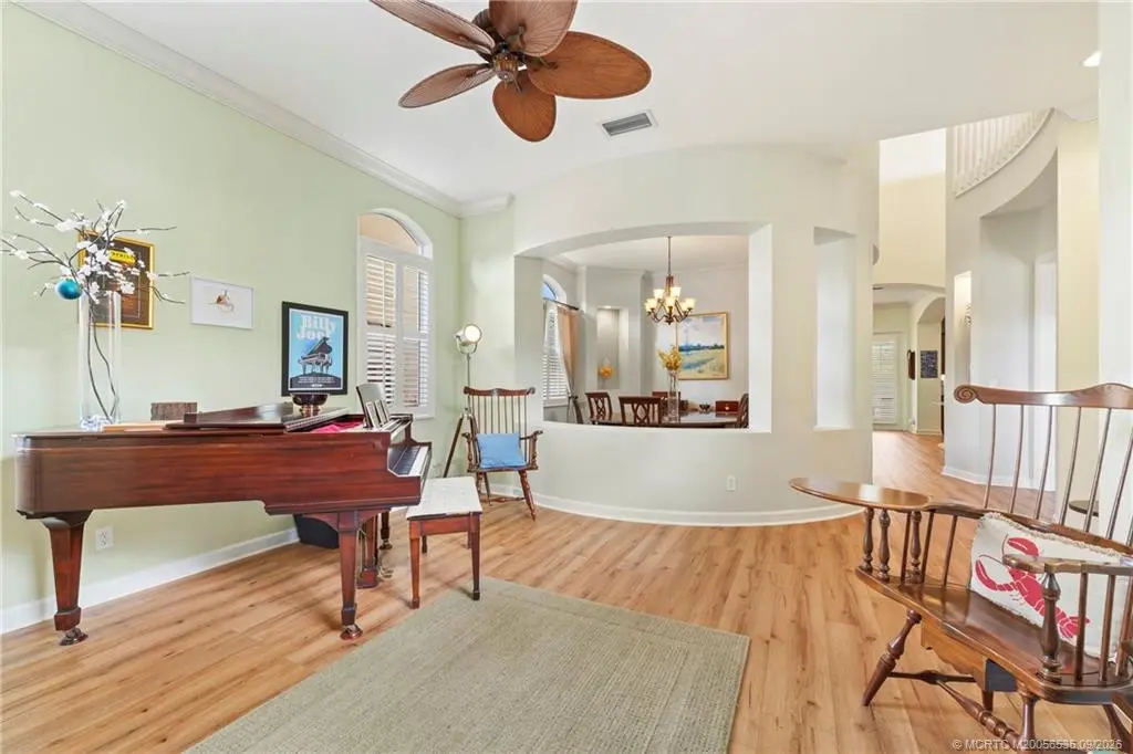 Living Room as you enter the home at 5541 SW Bellflower Court, Palm City