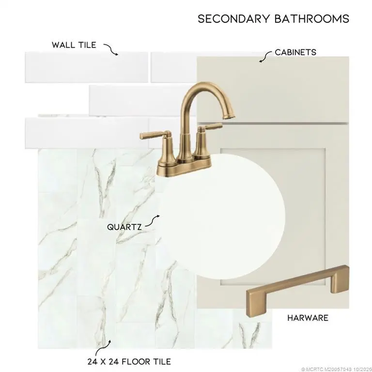 Secondary Bathroom at 431 SE Via Sangro, Port St. Lucie