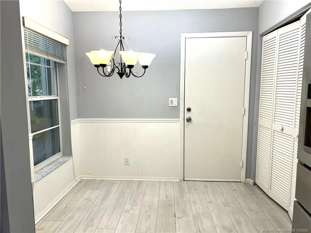 Eat-in Kitchen Area with Pantry at 3678 SW Whispering Sound Drive, Palm City