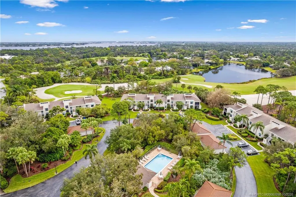 Aerial View at 13424 Harbour Ridge Boulevard 4A, Palm City