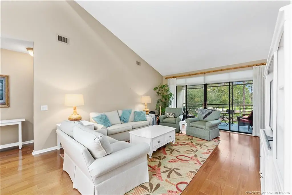 Living Room at 13424 Harbour Ridge Boulevard 4A, Palm City