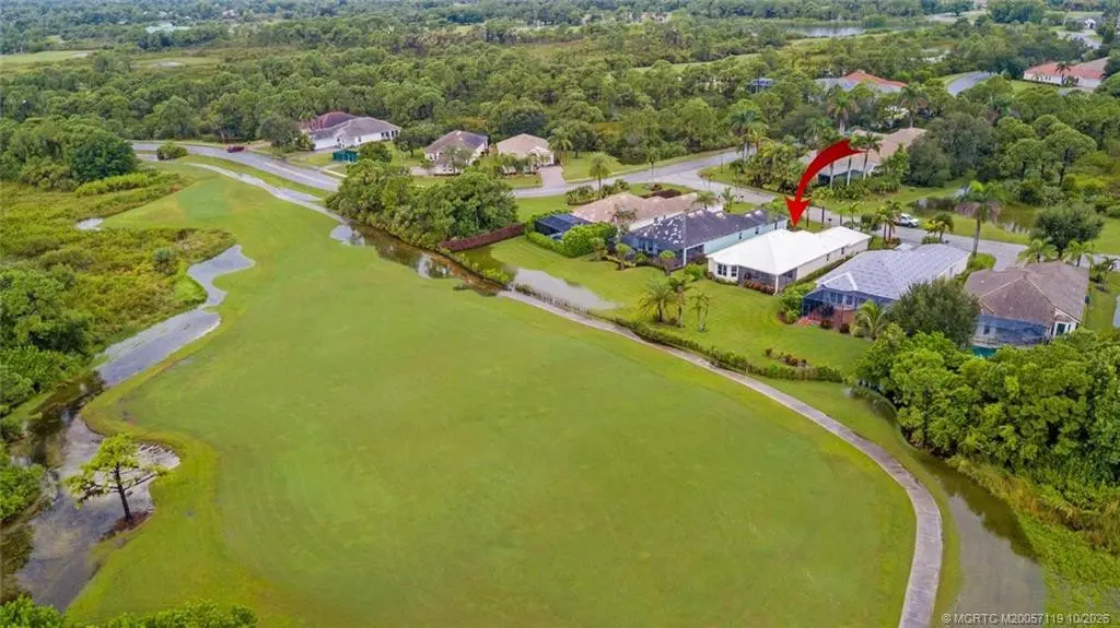 Aerial View at 4493 NW Red Maple Drive, Jensen Beach