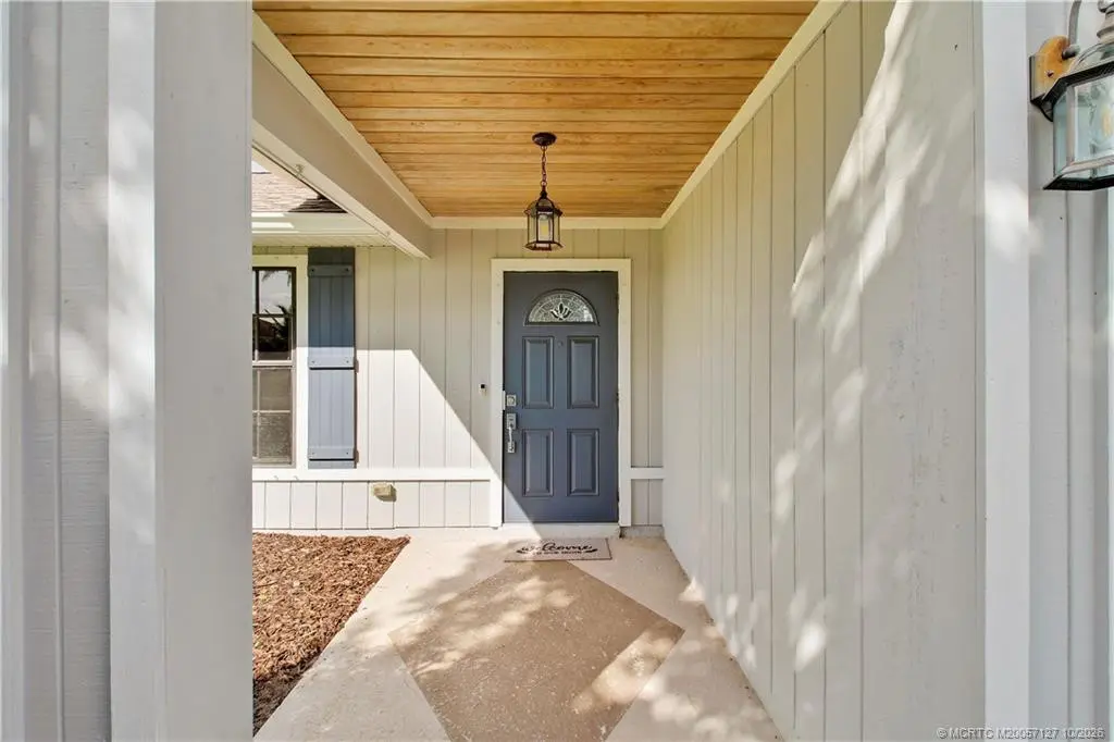 ~Welcome home~ Tongue and Groove entry at 4586 SW Calloway Street, Port St. Lucie