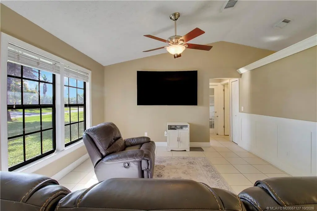 Large picture windows at 4586 SW Calloway Street, Port St. Lucie
