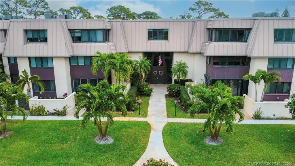 Bldg 9 entrance with condo on left at 1800 SE Saint Lucie Boulevard 9-105, Stuart