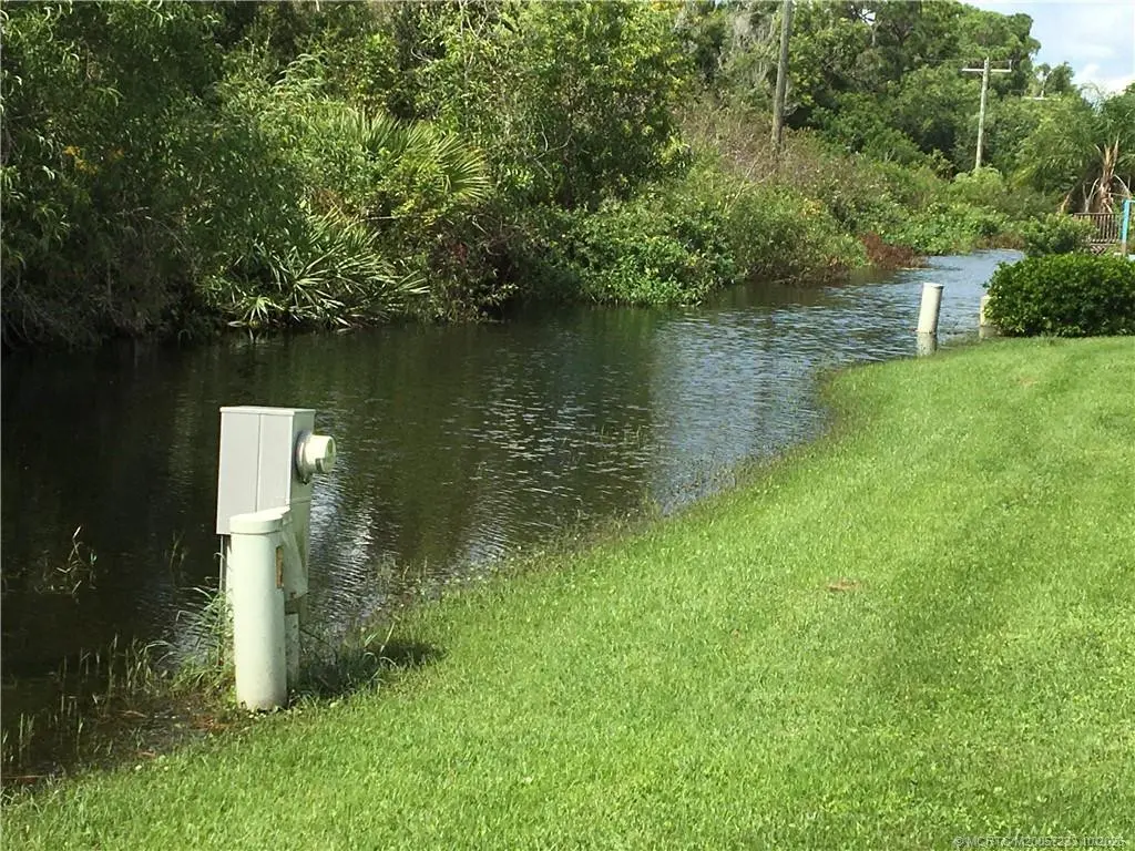 Back Yard at 16328 SW Indianwood Circle B-18, Indiantown