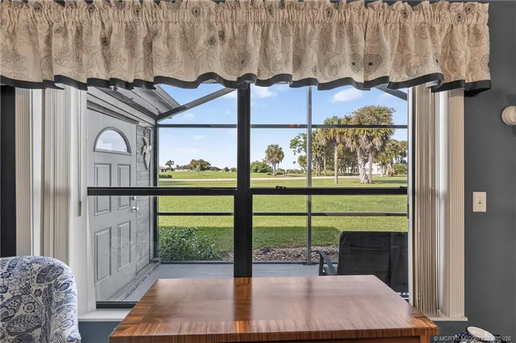 View from living room at 6865 SE Bunker Hill Drive, Hobe Sound