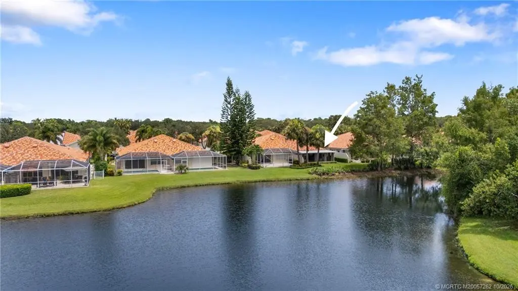 Peace lakeside location at 1602 SW Pineland Way, Palm City