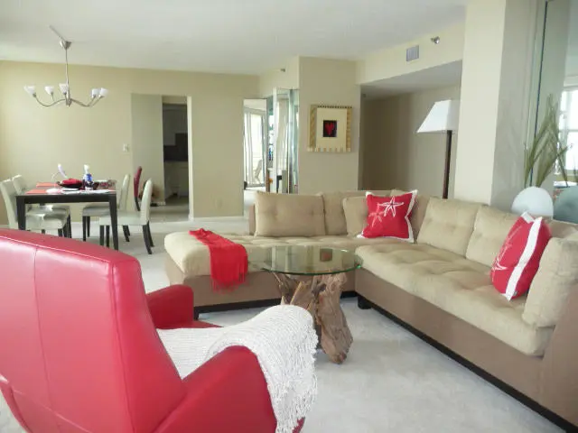 Great Room at 3407 S Ocean Boulevard 3b, Highland Beach