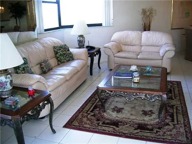living room at 2565 S Ocean Boulevard 205-N, Highland Beach